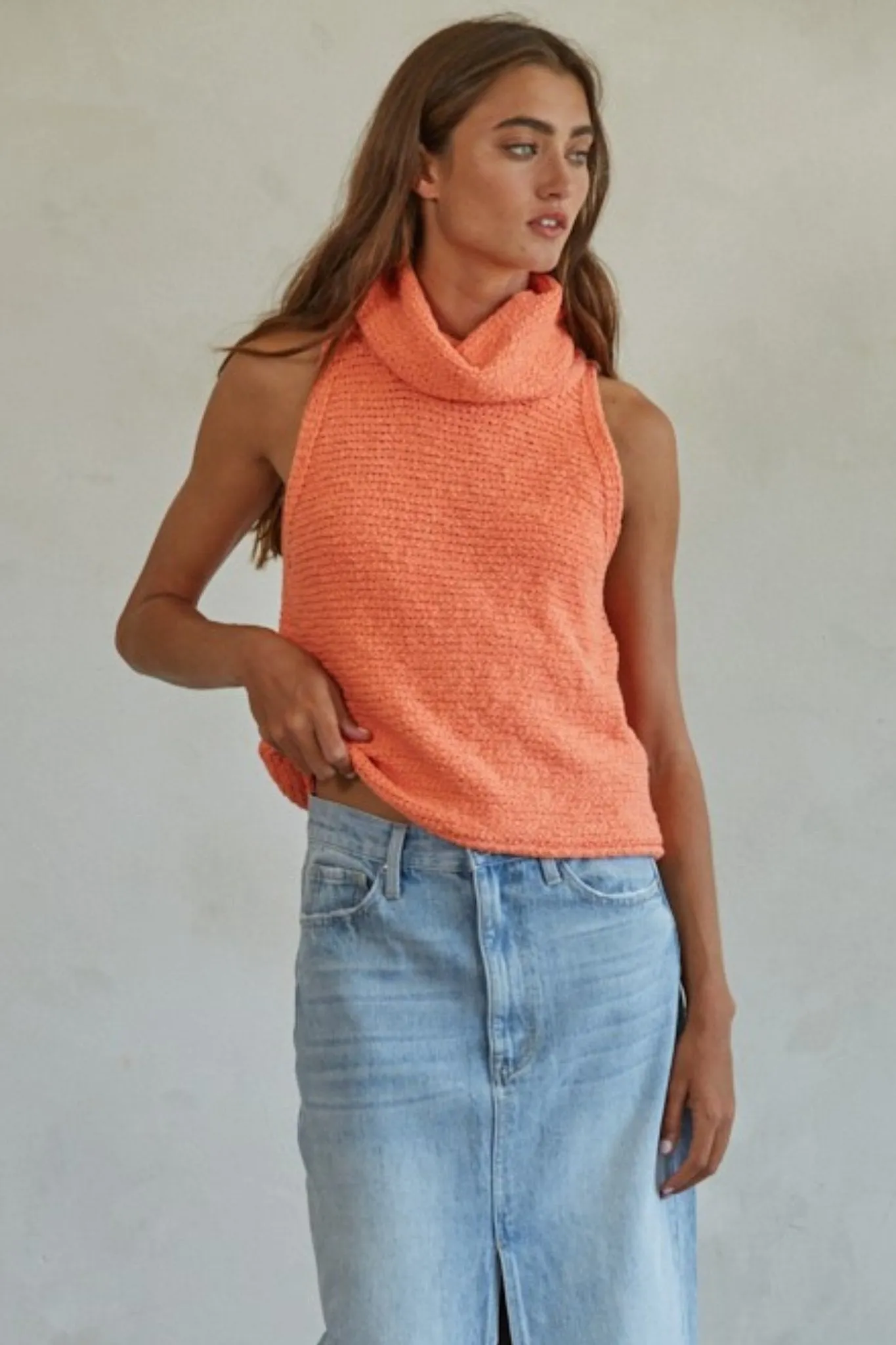 Alliani Sweater in Coral