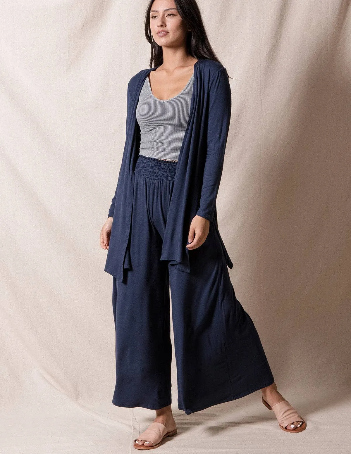 Bamboo Palazzo Pants - As-Is-Clearance - Shorter Hem