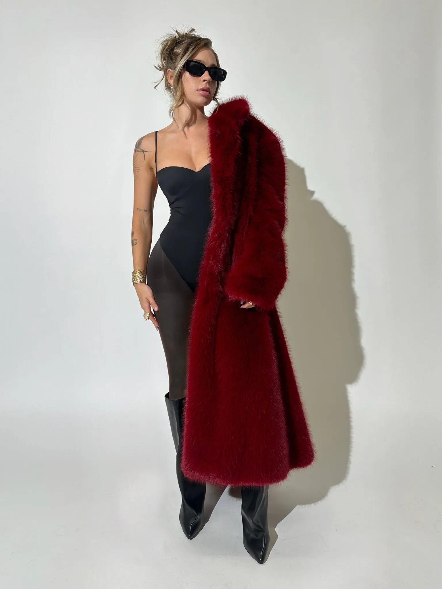 BCARDI-BURG FAUX FUR JACKET