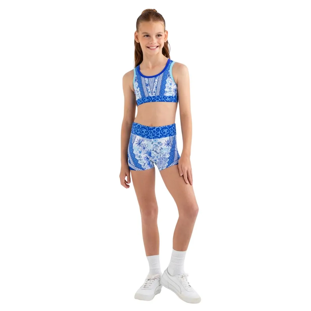 Bettina Blue Crop Top Child