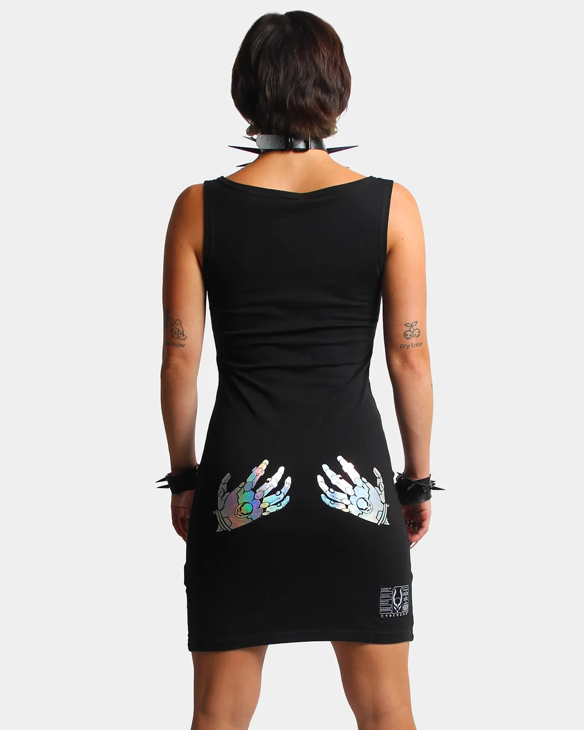 BIONIC BRA BODYCON DRESS BLACK