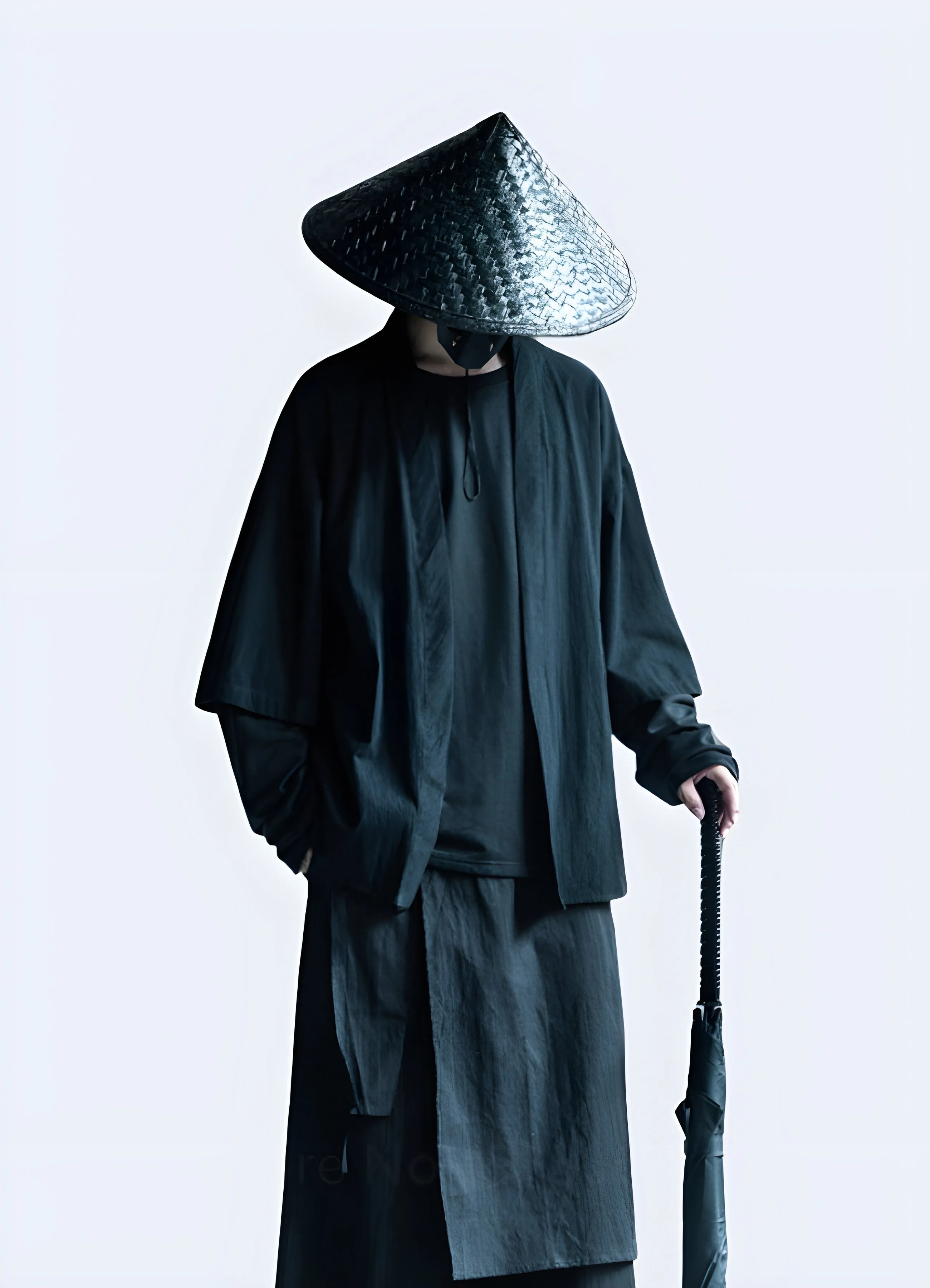 Black Samurai Kimono