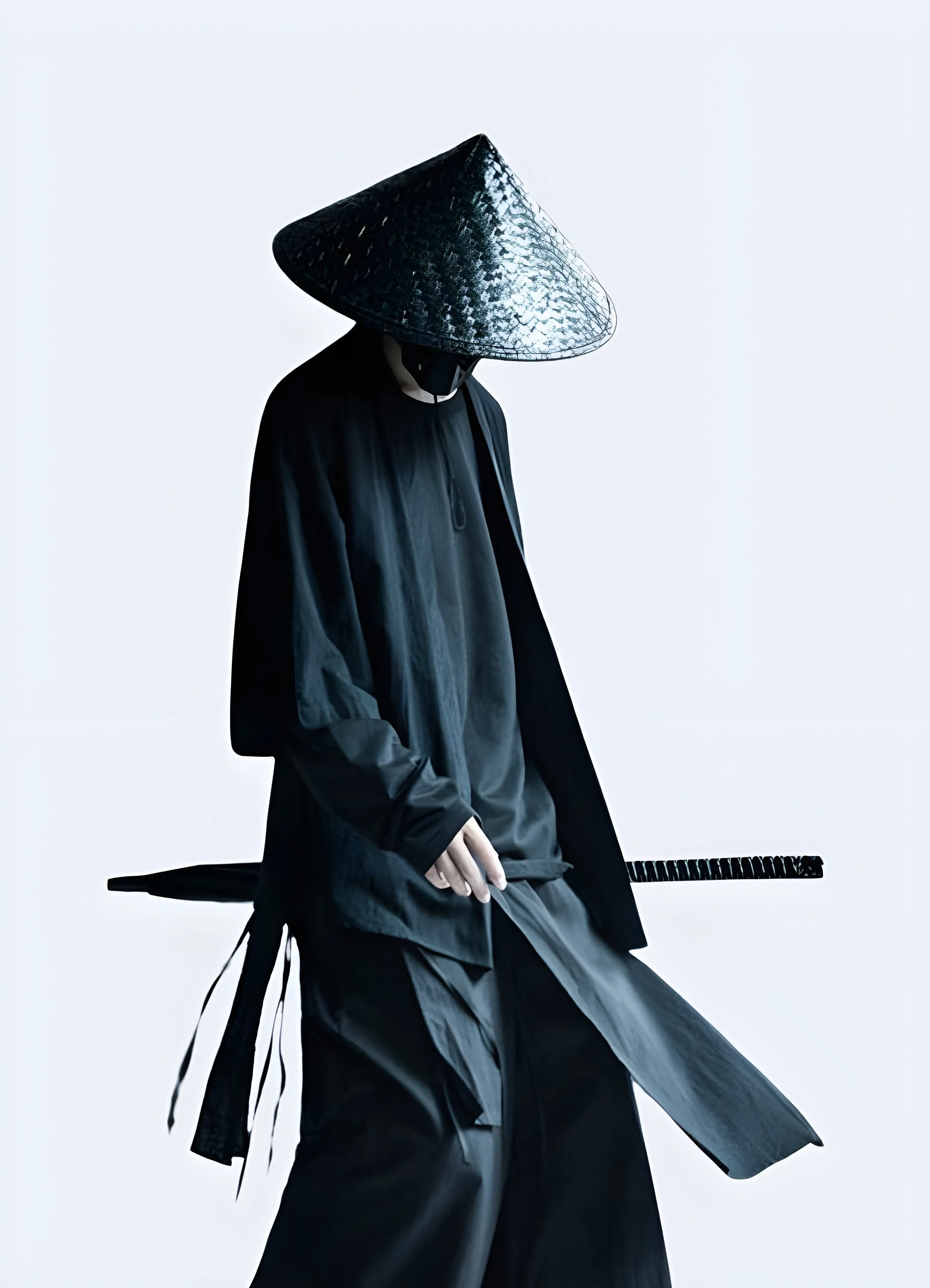 Black Samurai Kimono