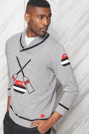 Canadiana Eco Cotton "Curling" Pullover Sweater for men