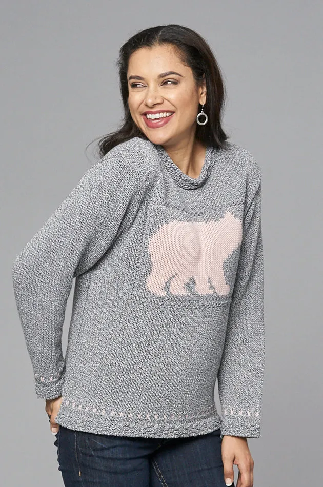 Canadiana Eco cotton "Laurentian Bear" Pullover Sweater