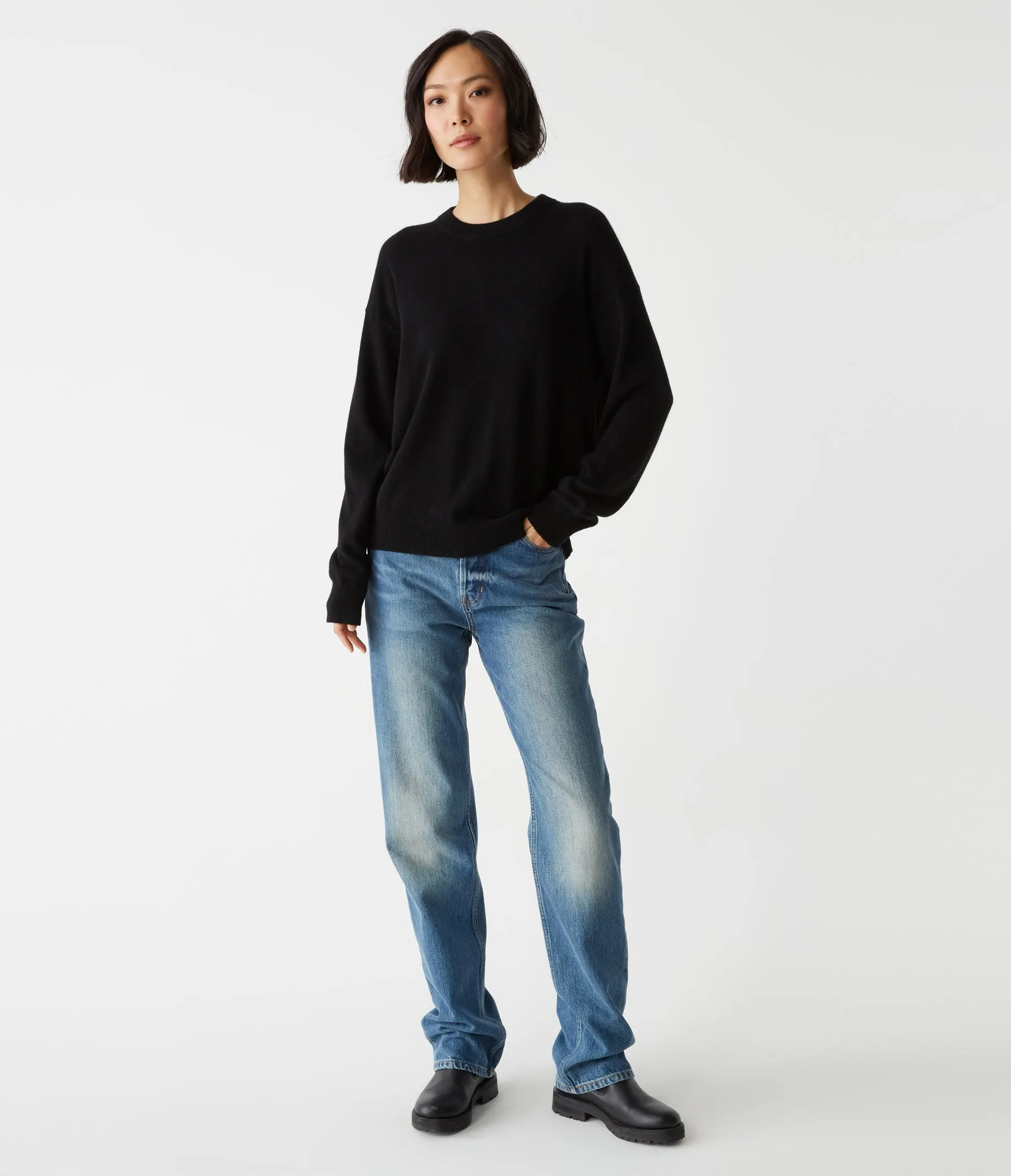 Celeste Crew Neck Cashmere Sweater