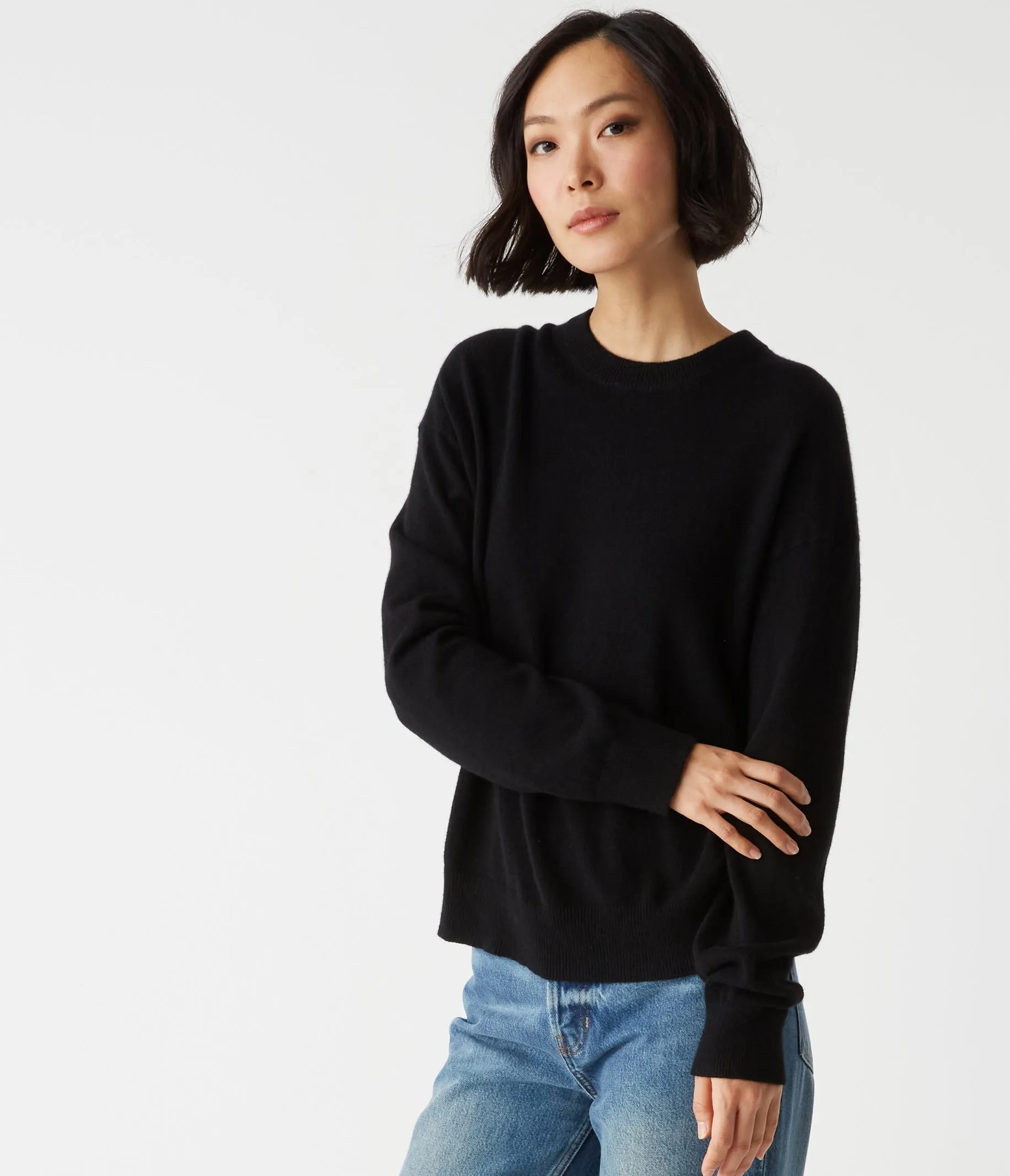 Celeste Crew Neck Cashmere Sweater