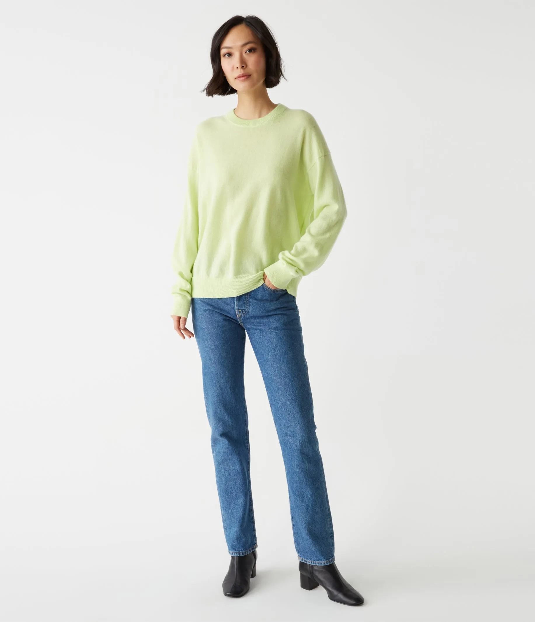 Celeste Crew Neck Cashmere Sweater