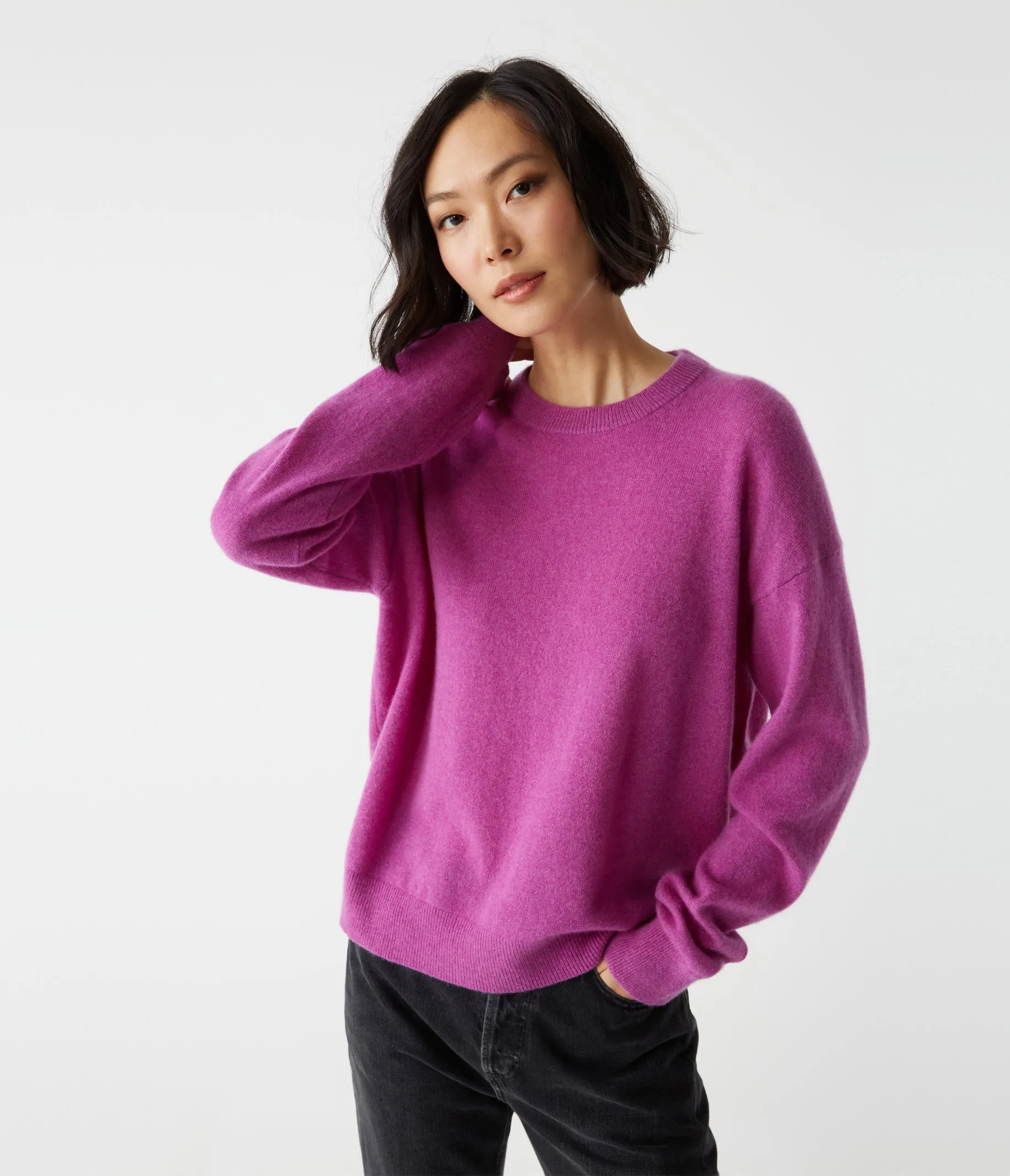 Celeste Crew Neck Cashmere Sweater