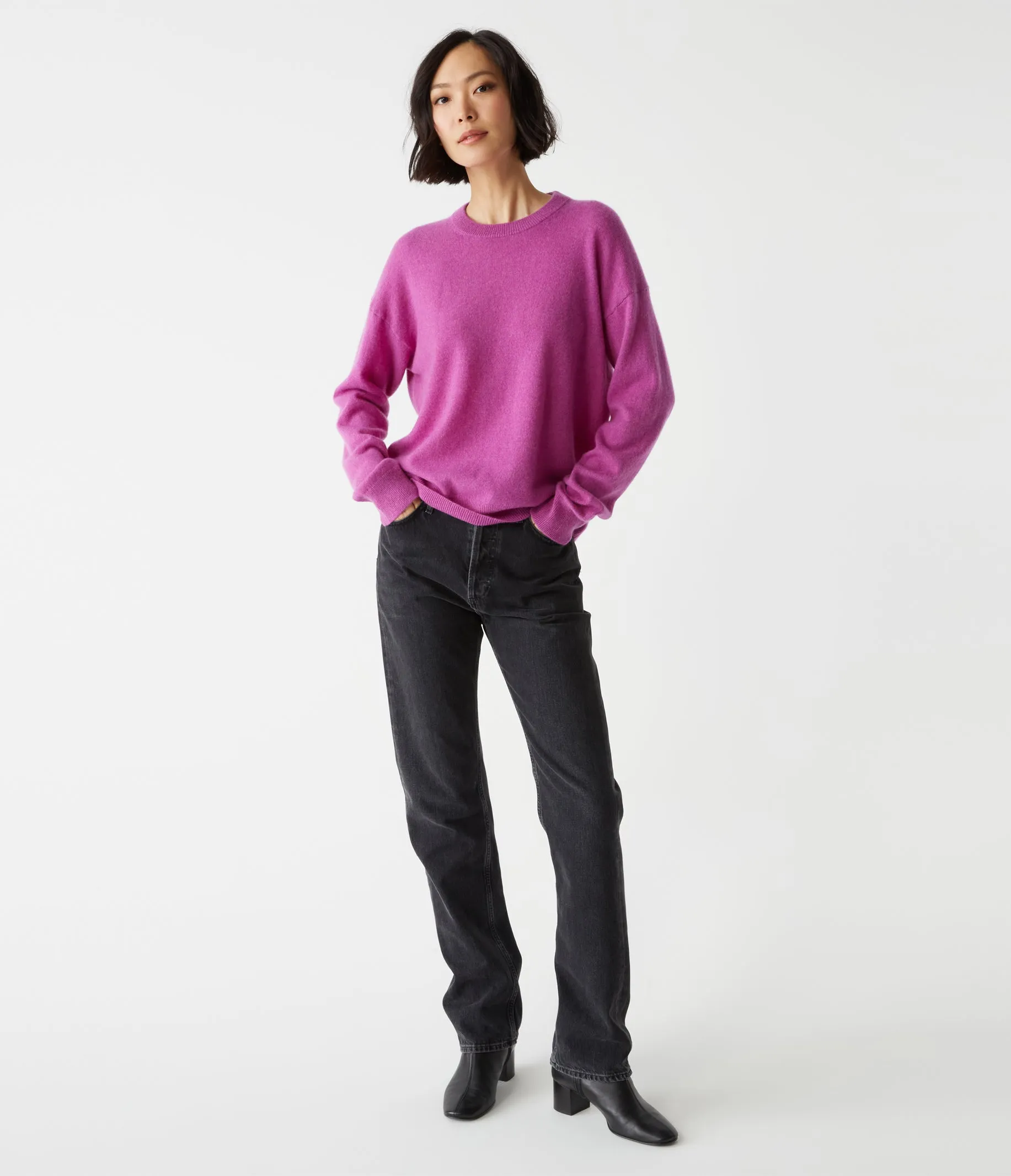 Celeste Crew Neck Cashmere Sweater