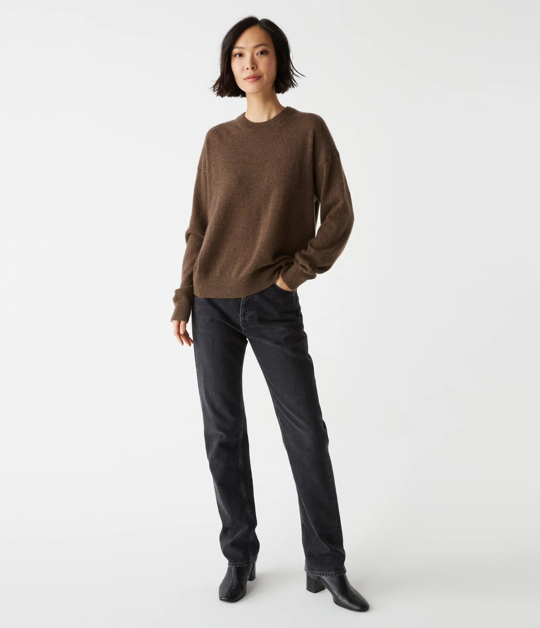 Celeste Crew Neck Cashmere Sweater