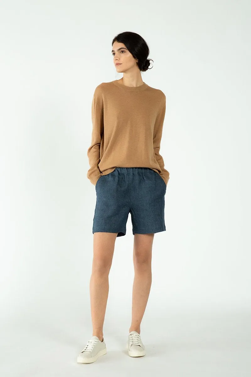 Cotton/Cashmere Oversized Crewneck