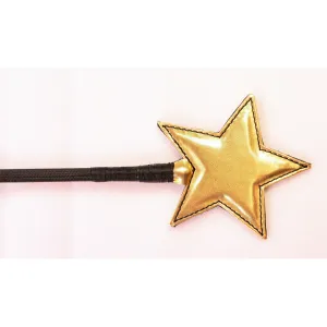 Crop 26" Star Leather Crop