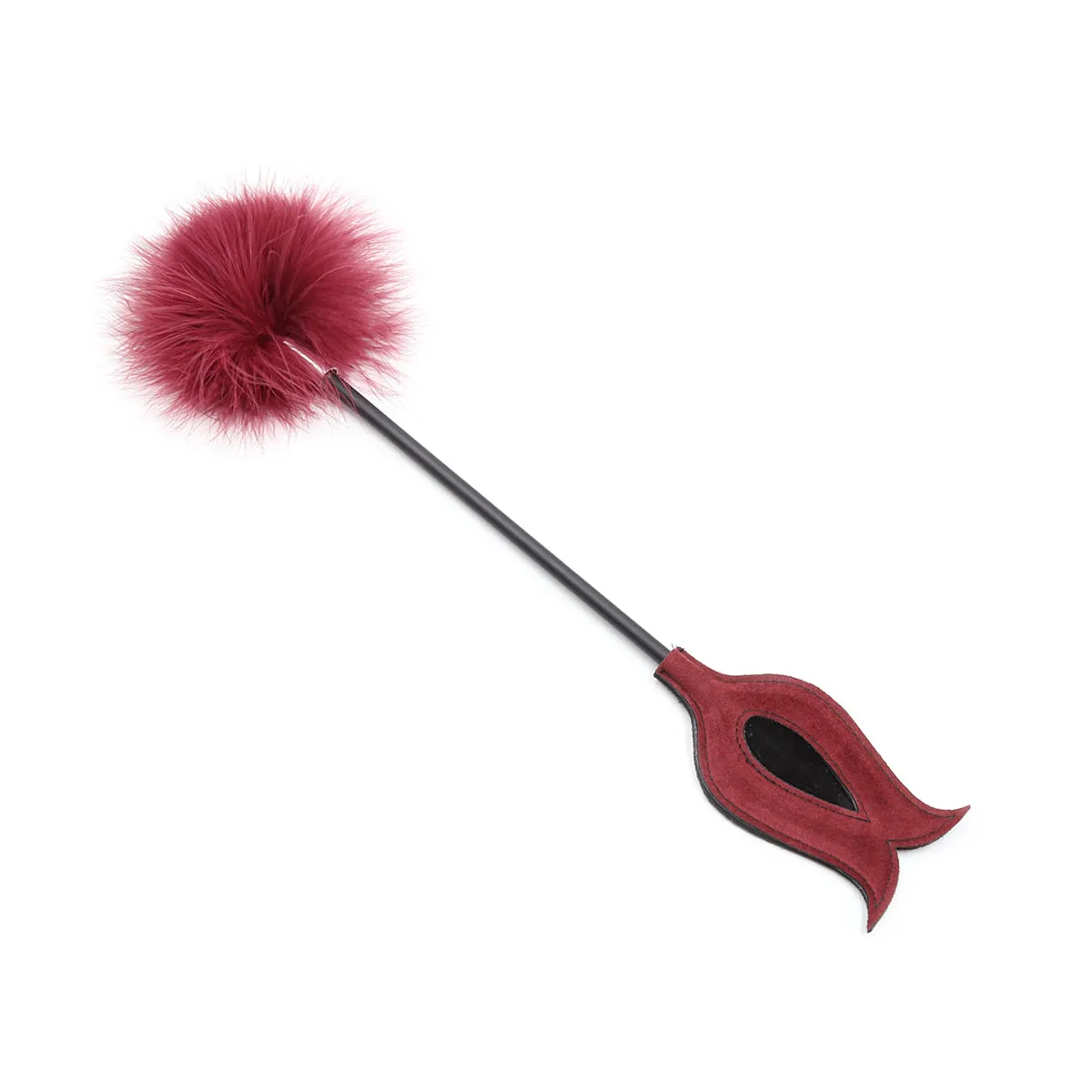 Crop - Tickle & Spank Tulip Red Feather and Spanker