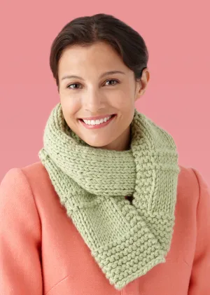 Double Strand Garter Ridge Scarf Pattern (Knit)