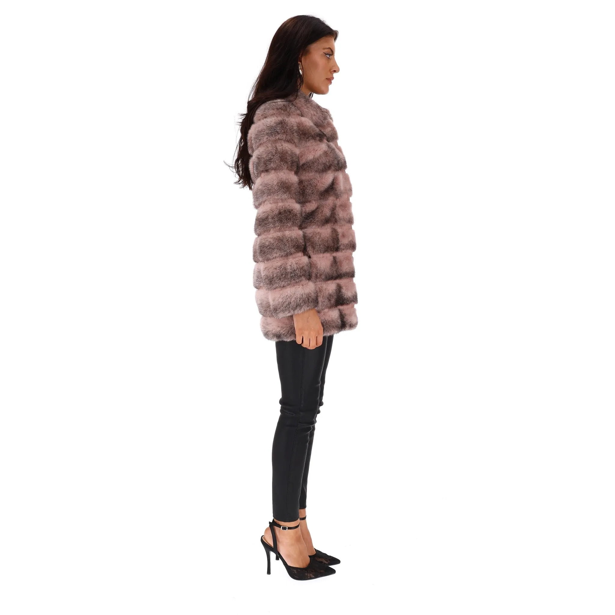 Fendi Mink Fur Coat. Size 40IT