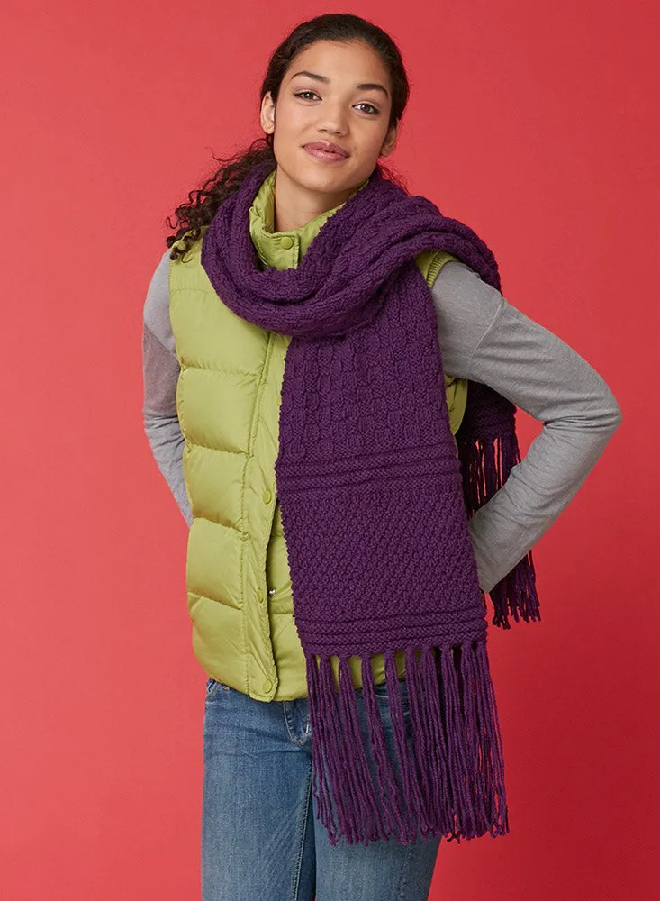 Free Textured Scarf Pattern