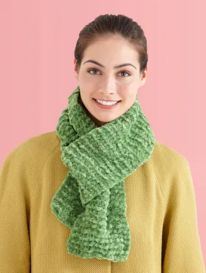 Garter Stitch Two-Ball Scarf (Knit) - Version 2