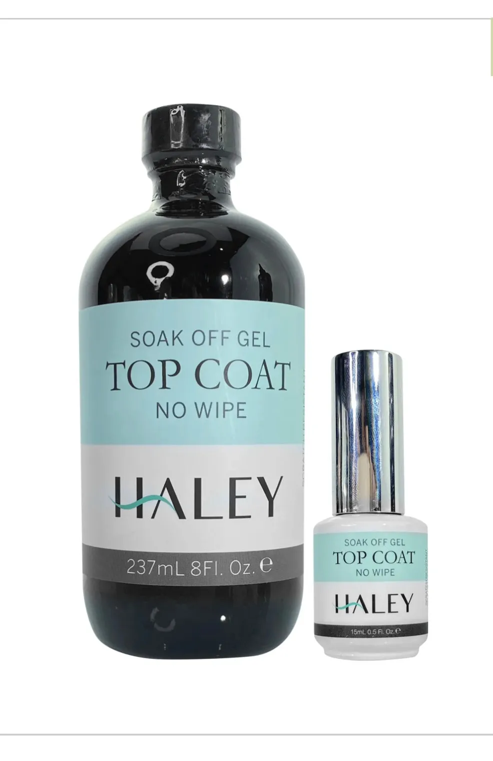 Haley Soak Off Gel No Wipe Top Coat