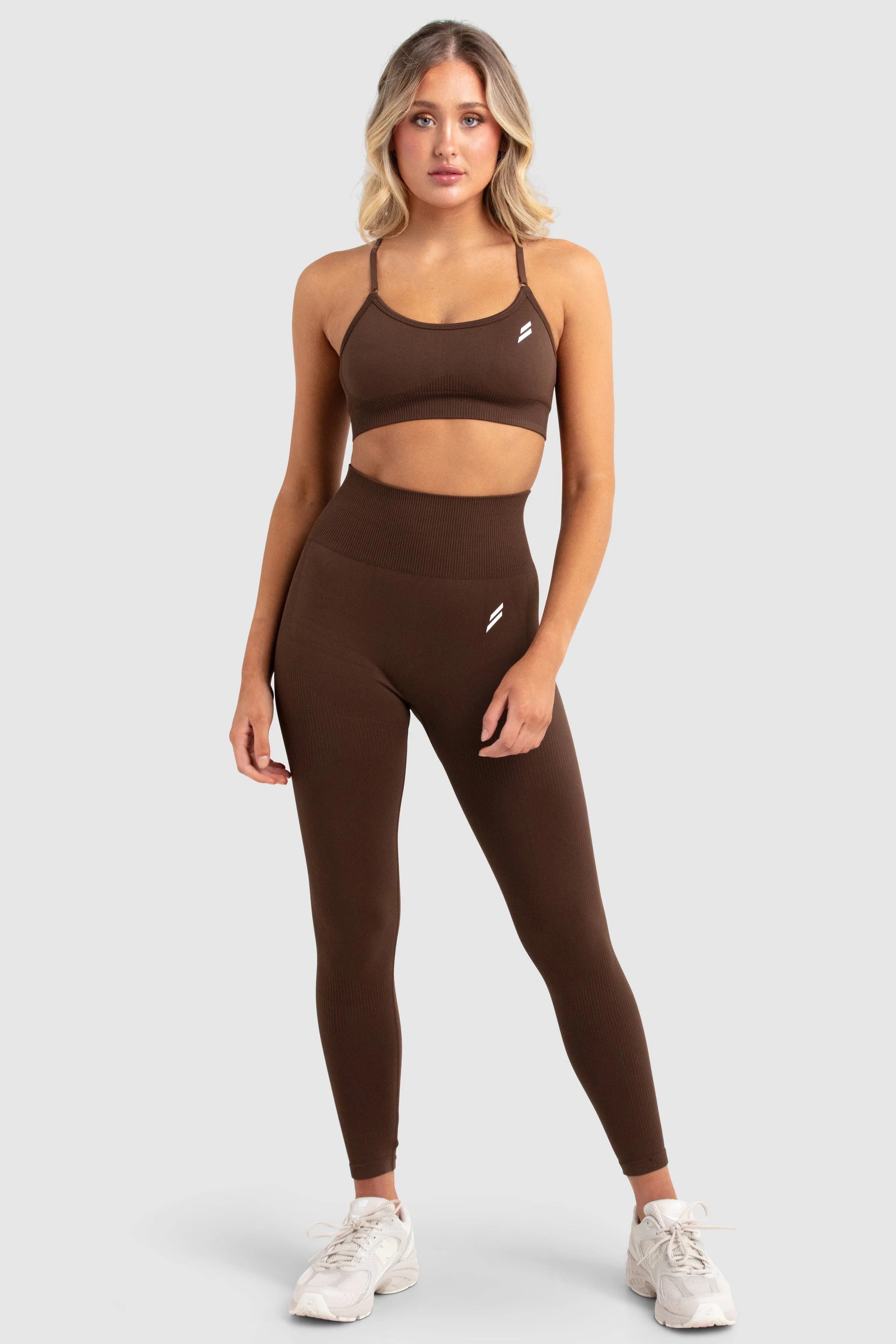 Impact Seamless Crop - Espresso