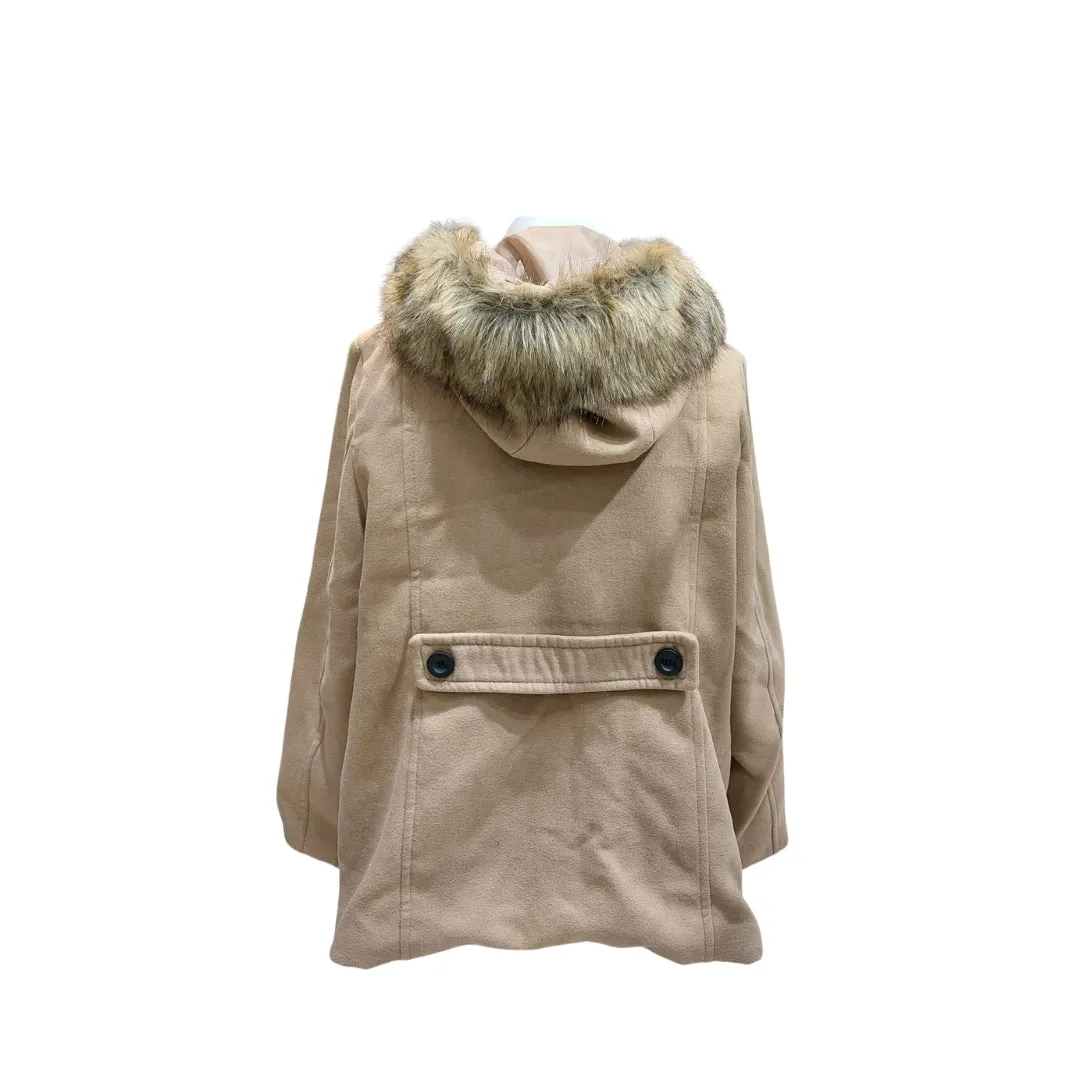 Intl Details Women's Hooded Pea Coat