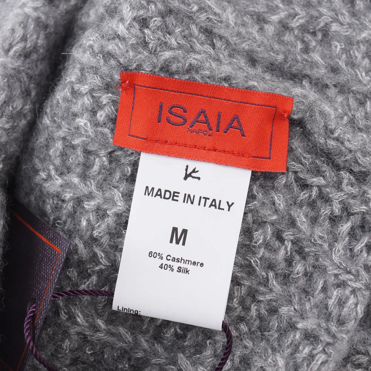 Isaia Knit Cashmere and Silk Hat