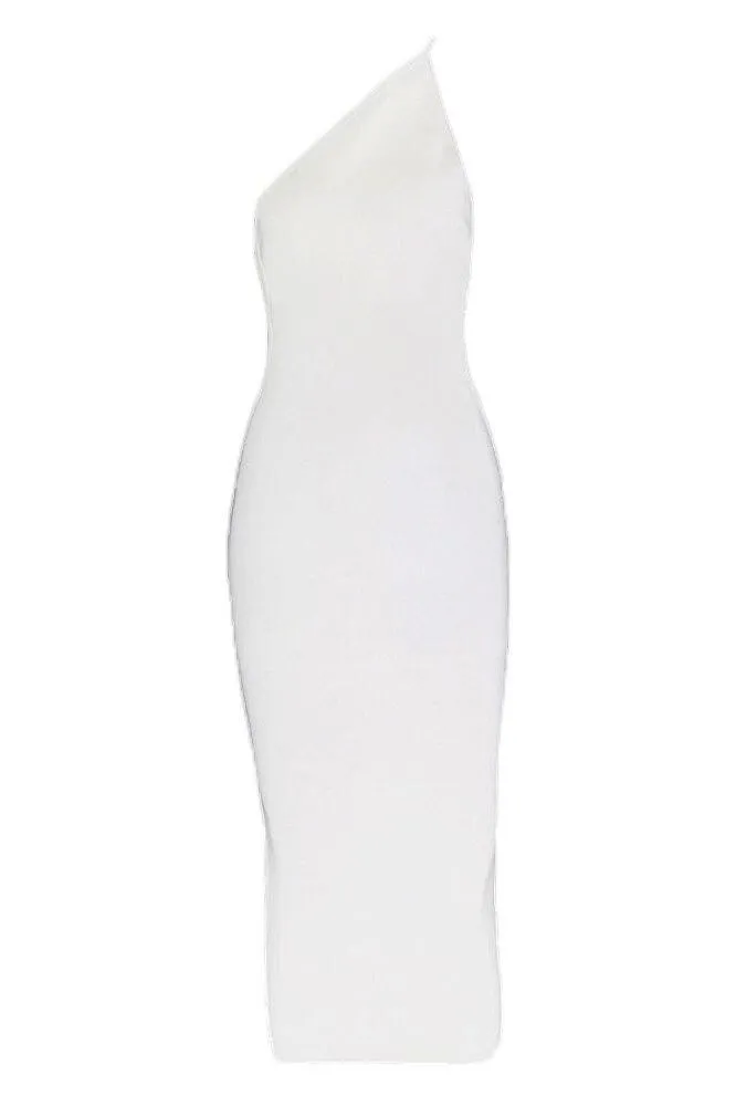 Joi Bodycon Midi Dress - Pearl White