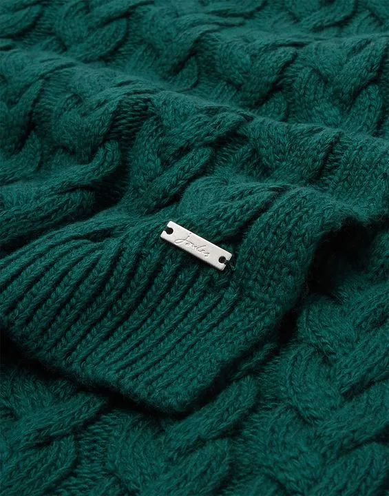 Joules Elena Cable Knit Scarf