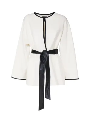 Kimono Jacket with Waist Sash