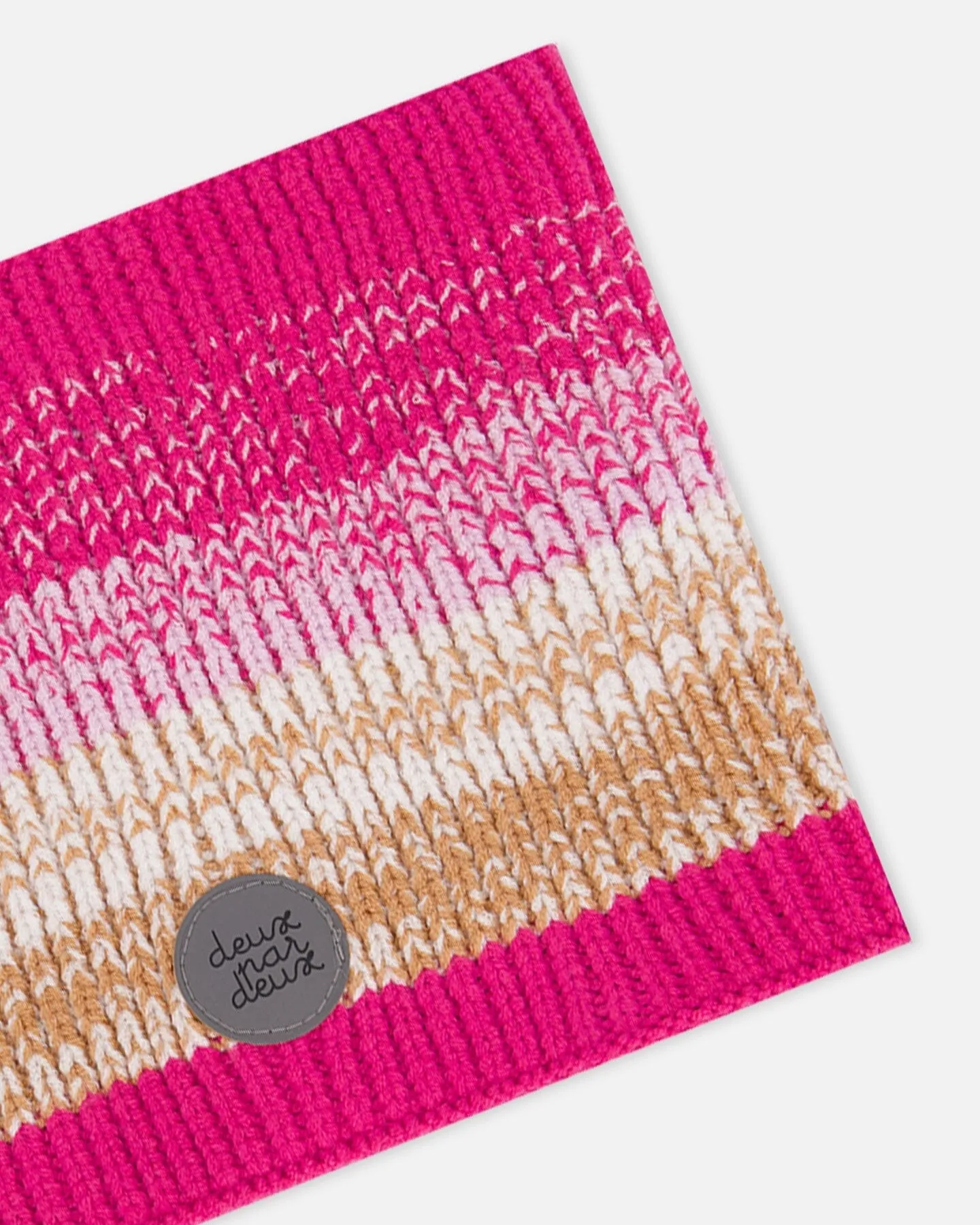 Knit Neckwarmer Fuchsia Gradient