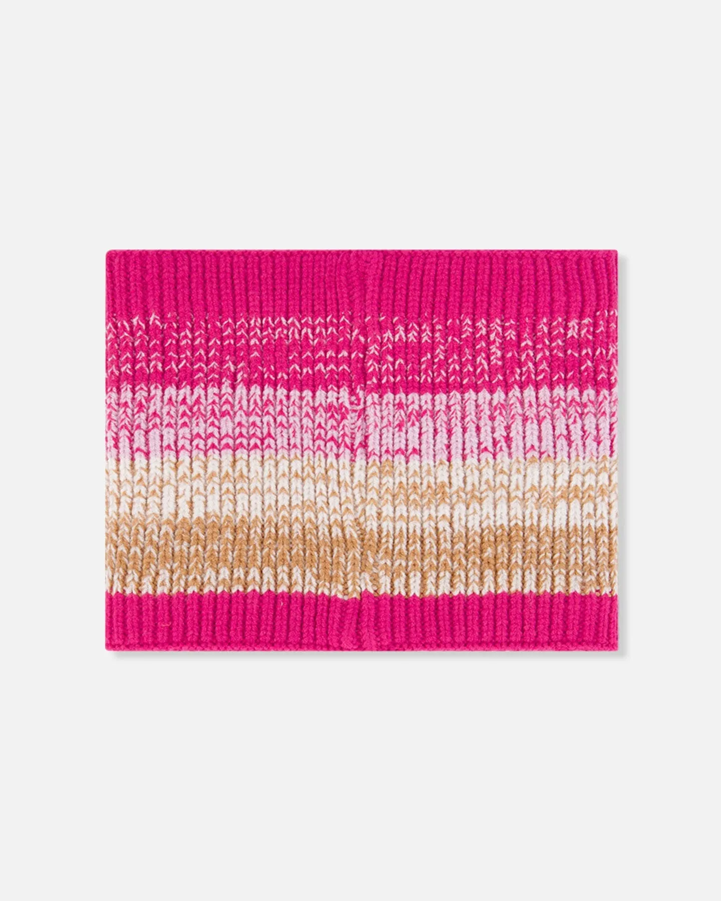 Knit Neckwarmer Fuchsia Gradient