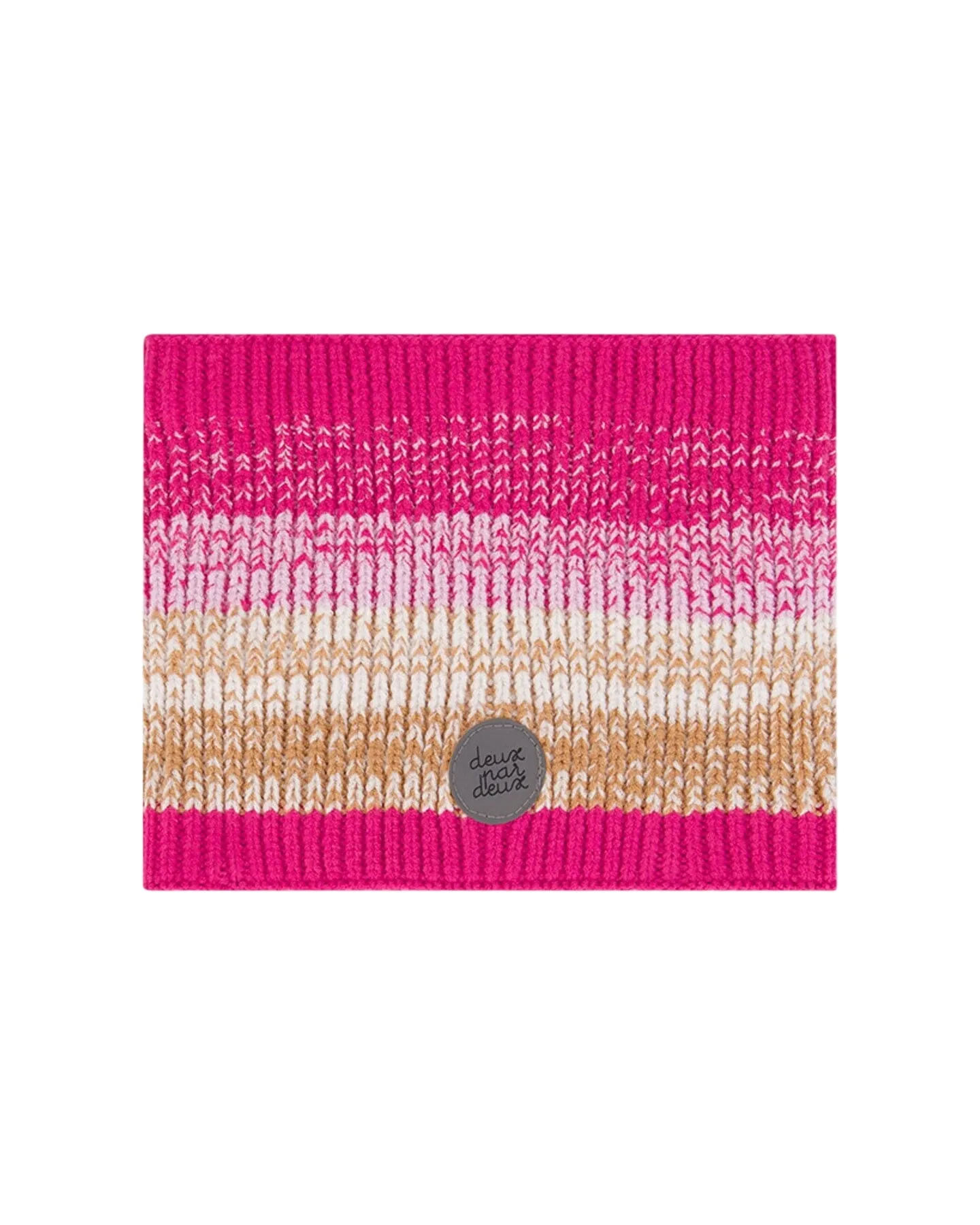 Knit Neckwarmer Fuchsia Gradient