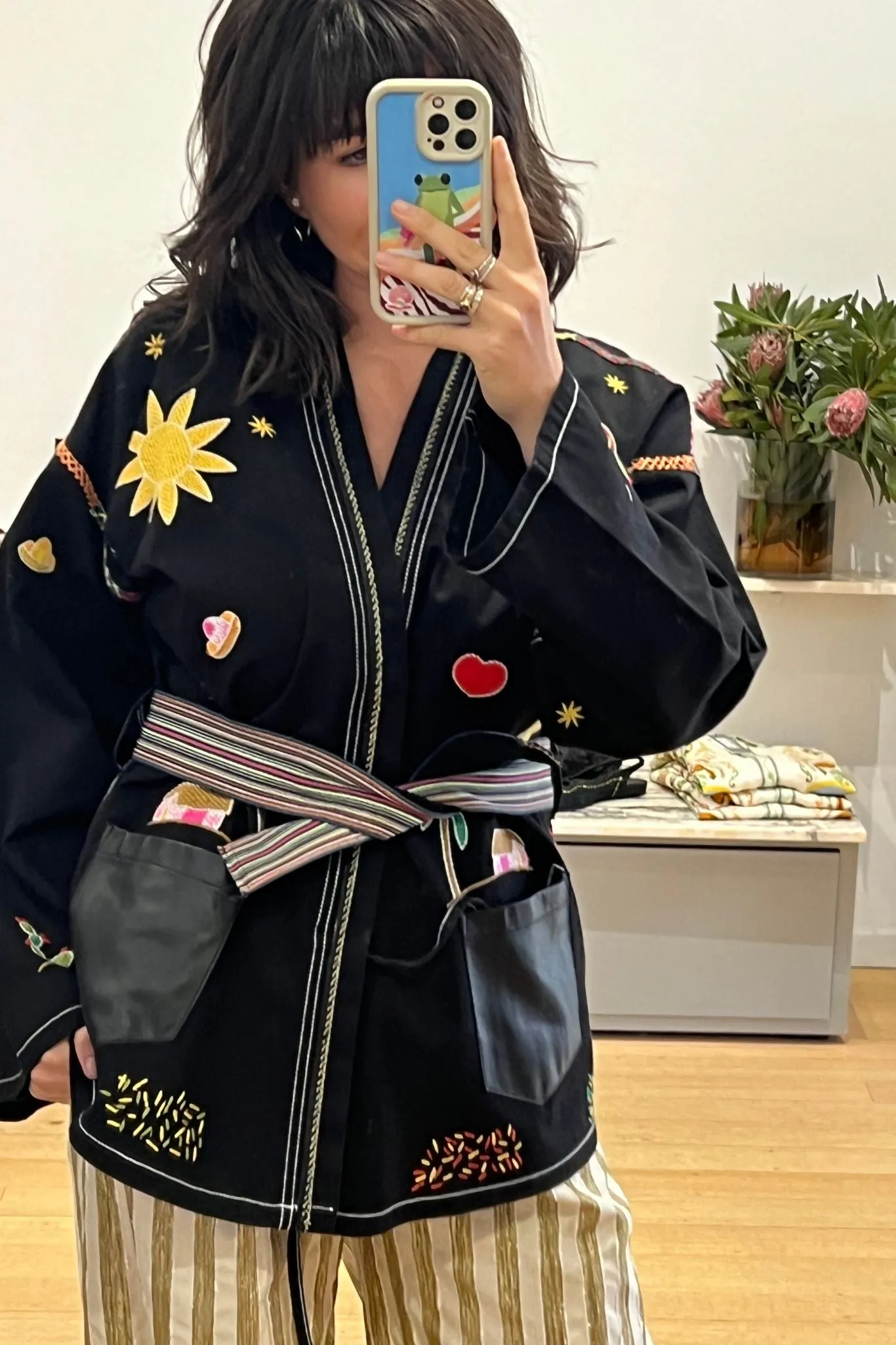 LE MEXICAIN KIMONO in BLACK