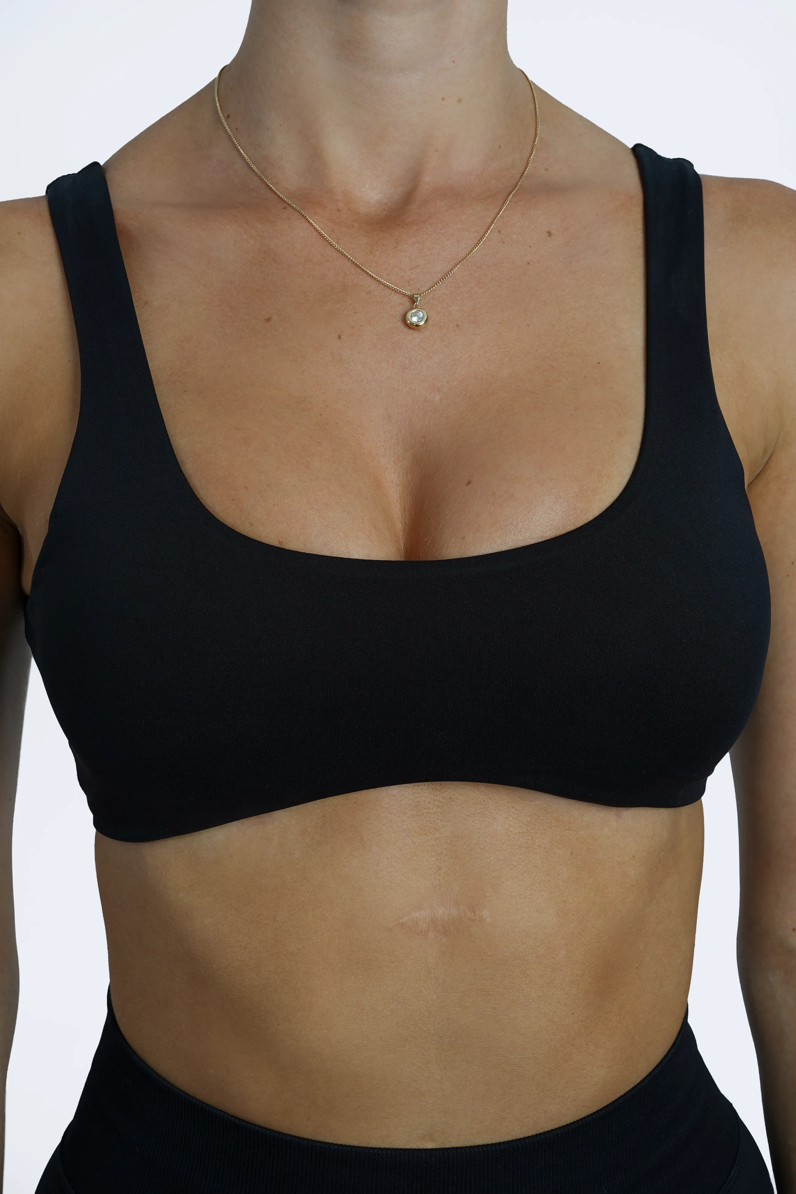 LUXE CROP - BLACK