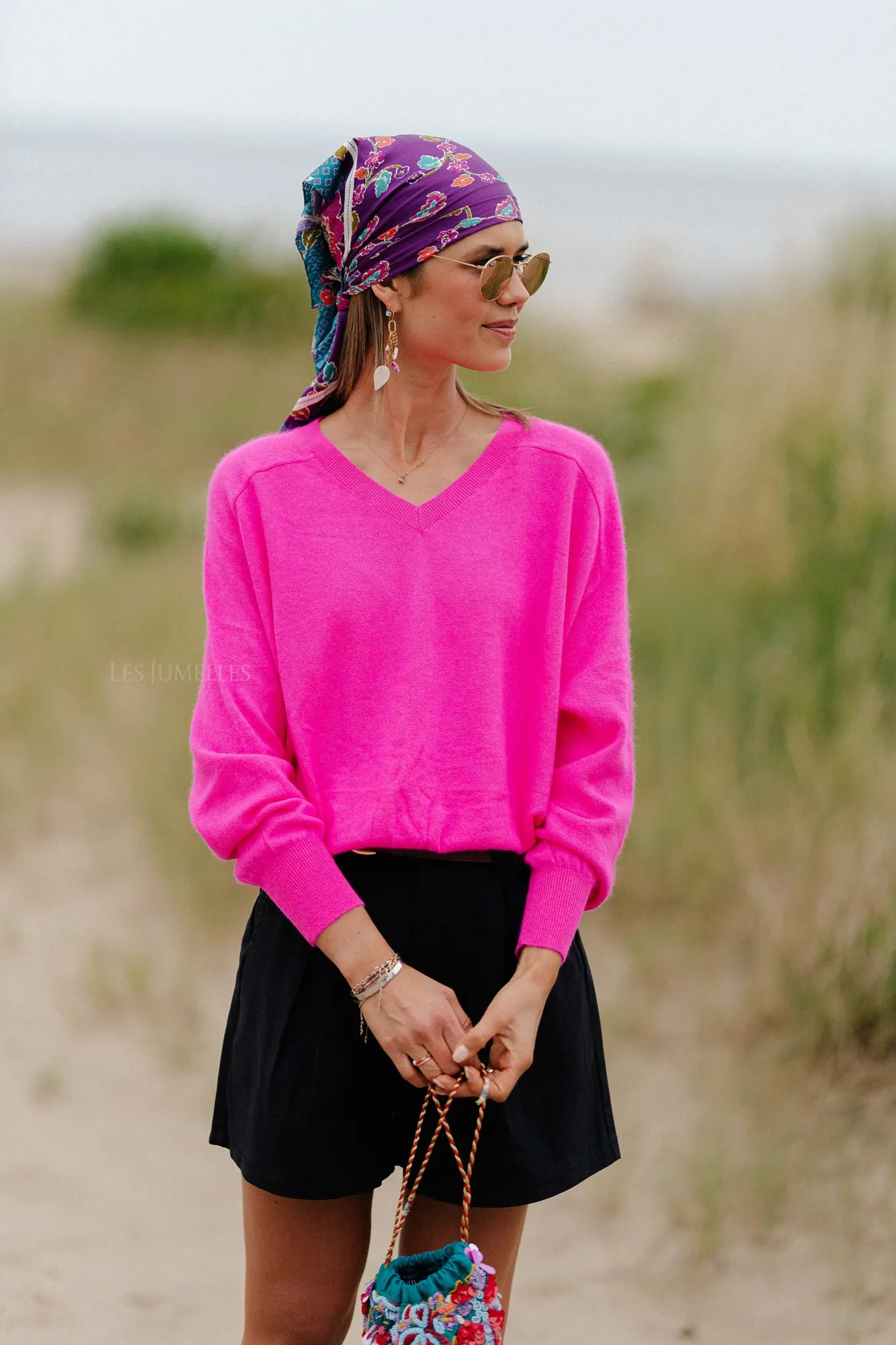 Maya jumper neon pink