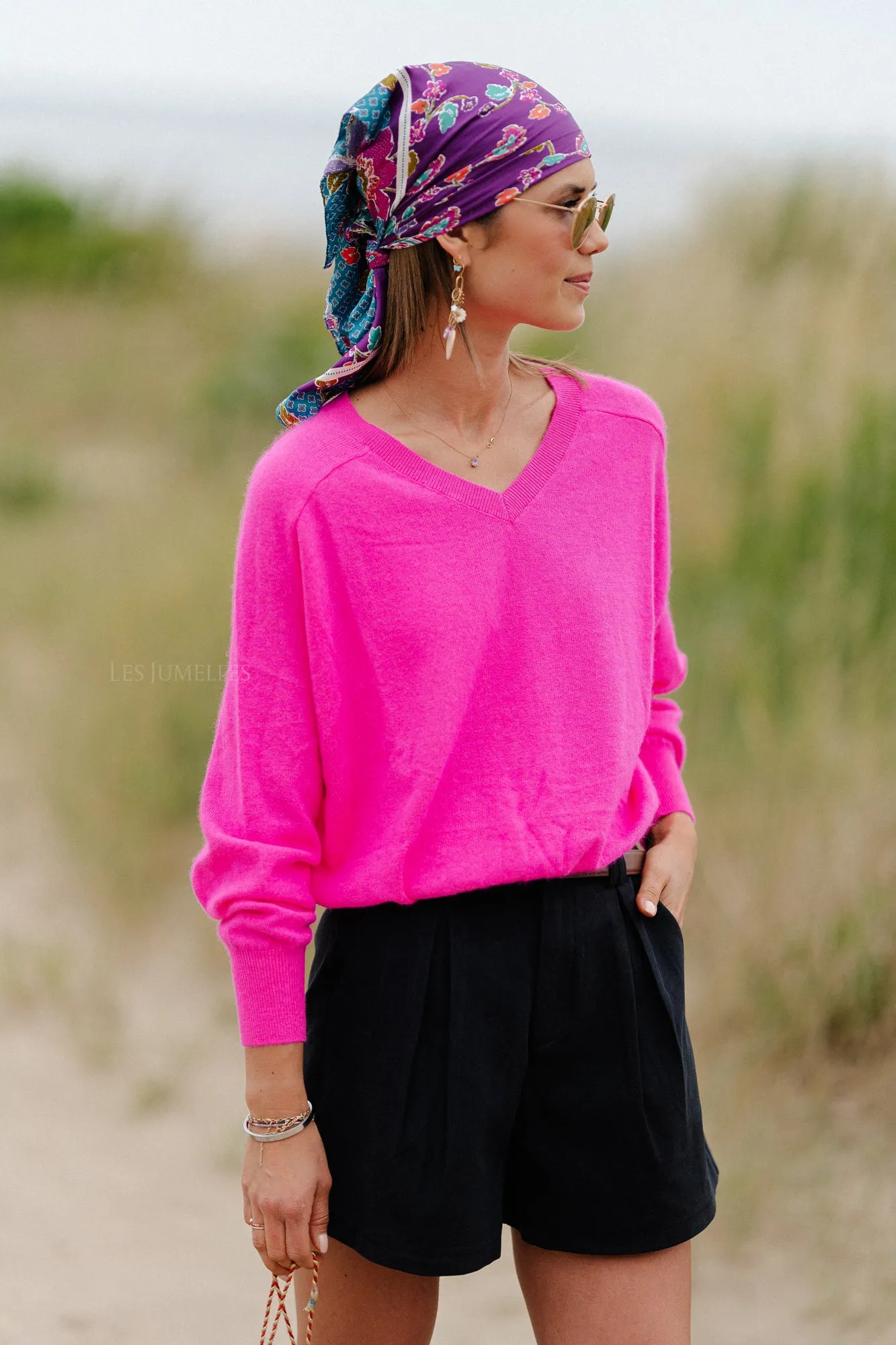 Maya jumper neon pink