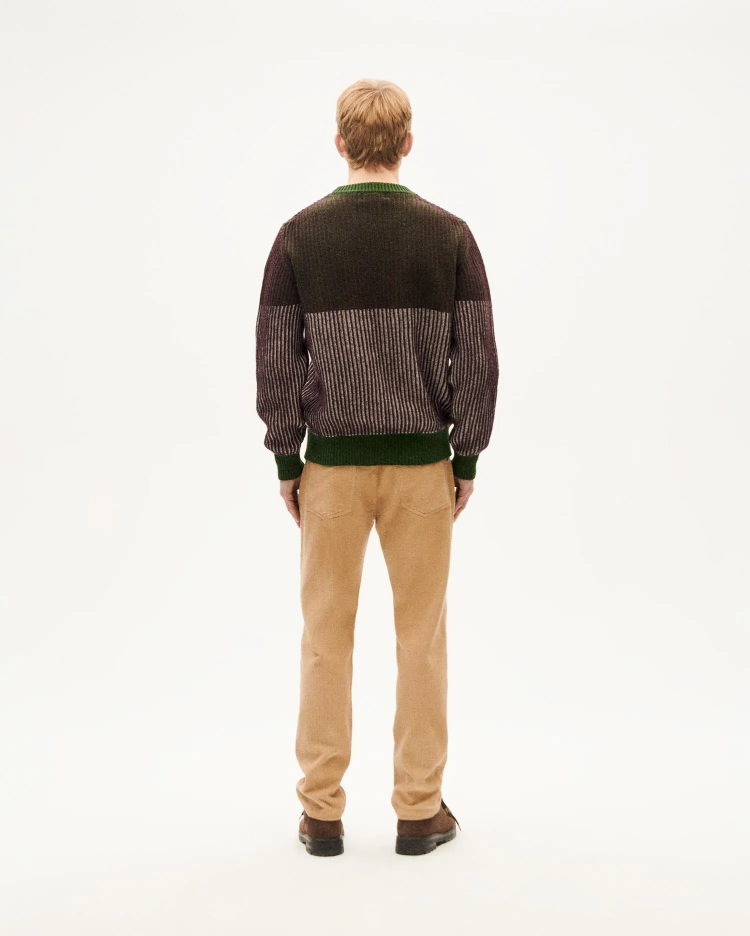 Men's Guiu Wool Sweater Brown