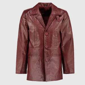 Men's High Quality Max Payne Leather Coat