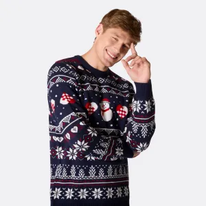 Men's Snowman Christmas Jumper