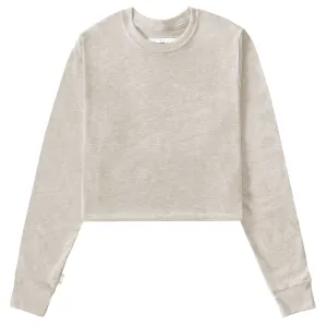 Monday Long Sleeve Crop Top Oatmeal