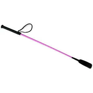 New Genuine Baby Pink Leather Riding Crop