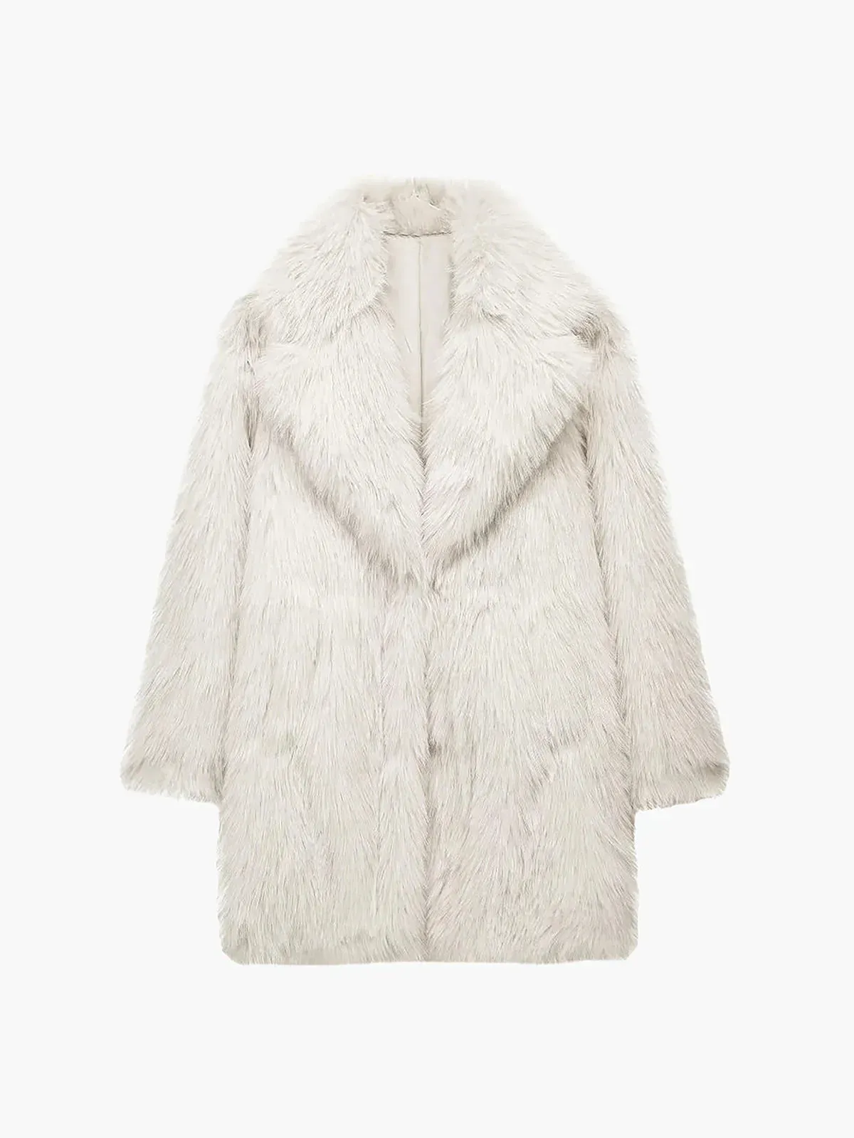 Oversized Fuzzy Women Faux Fur Coat