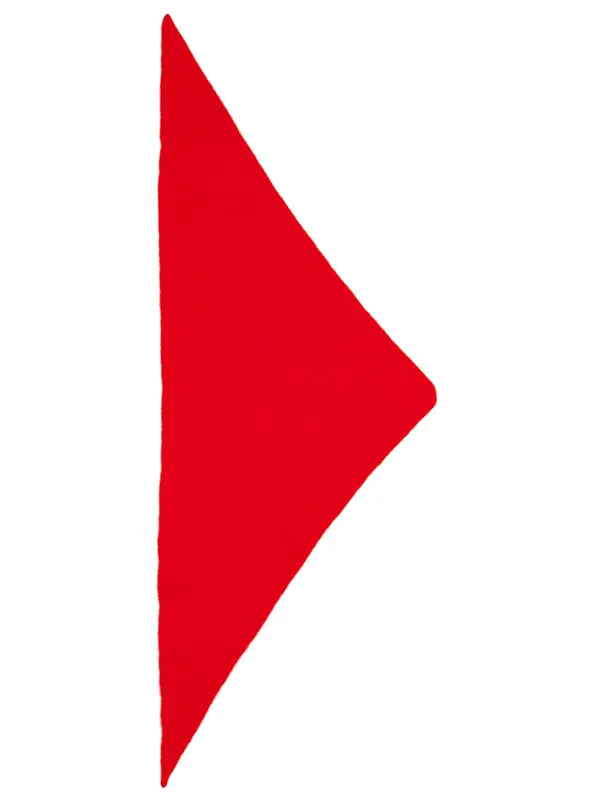 Plain Triangle Neckerchief Scarlet