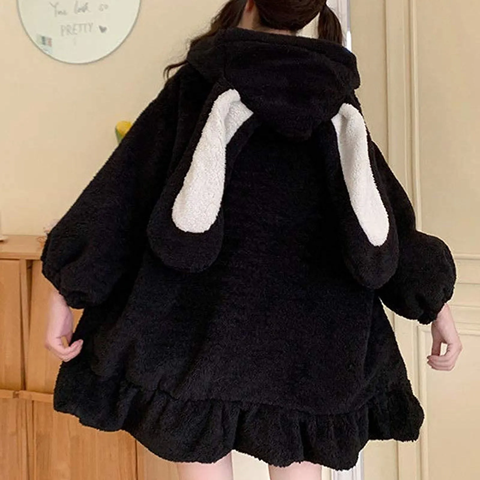 Rabbit Ear Cozy Kawaii Coat