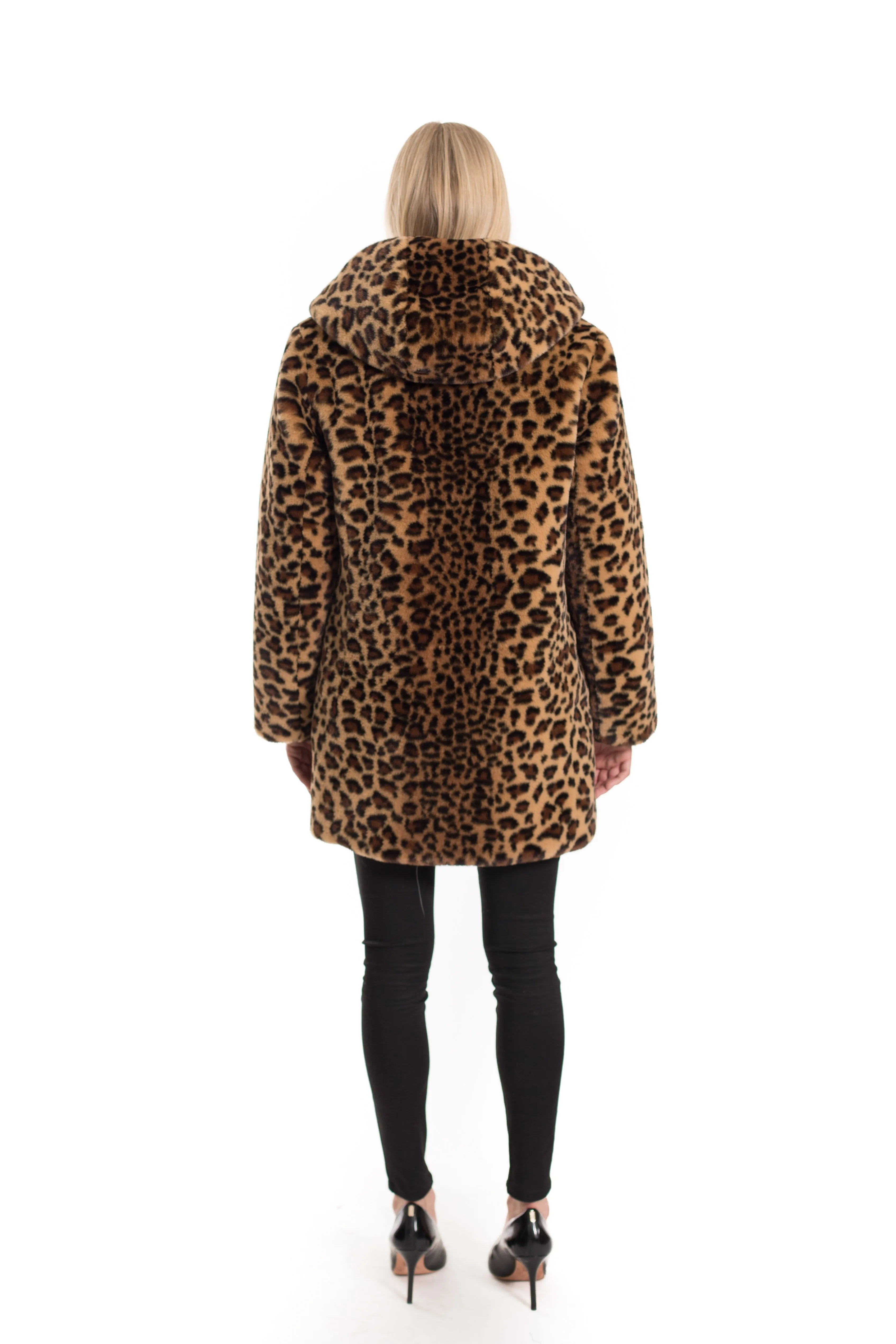 Reversible Faux Fur Coat