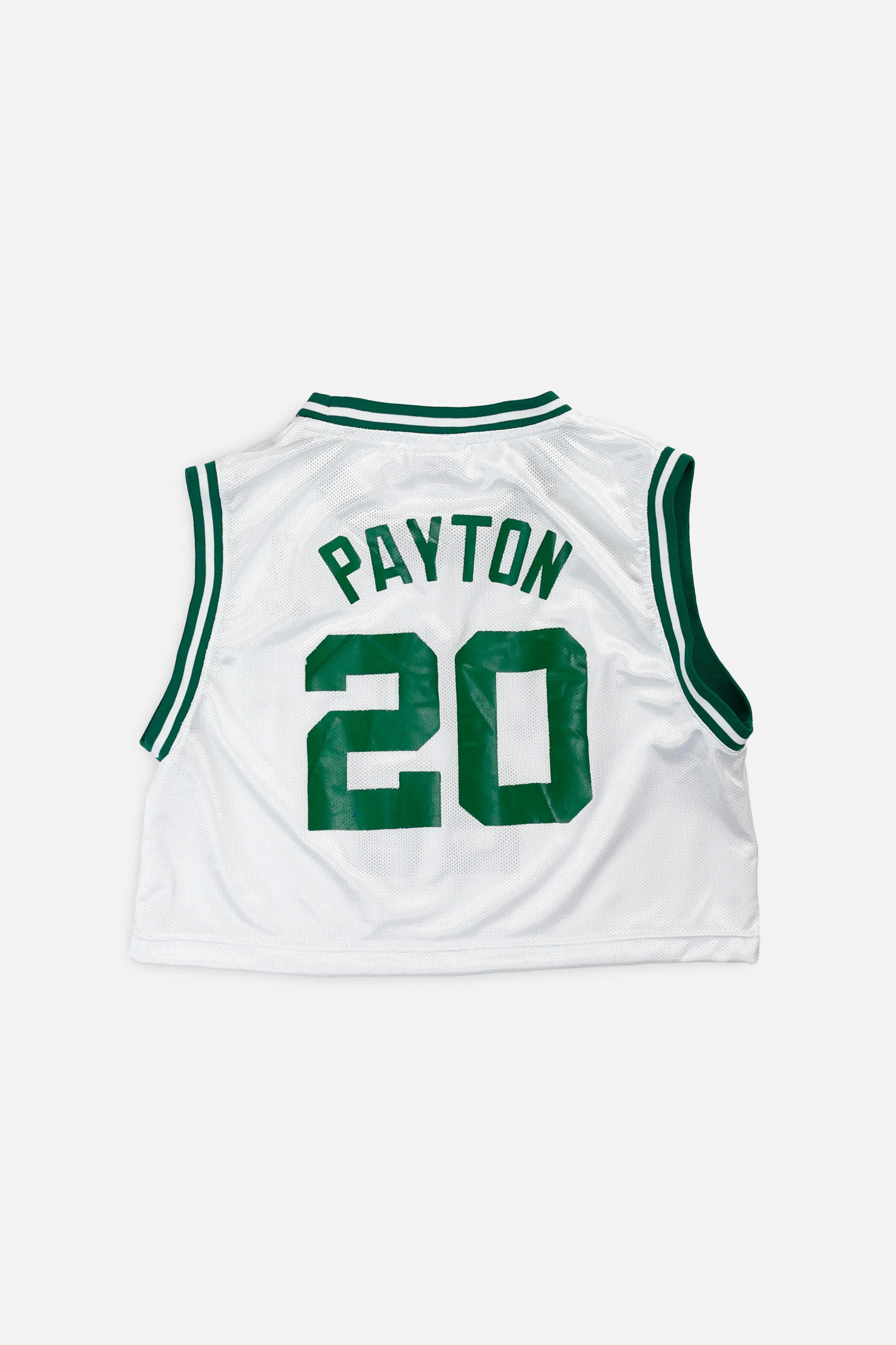 Rework Boston Celtics NBA Crop Jersey - M