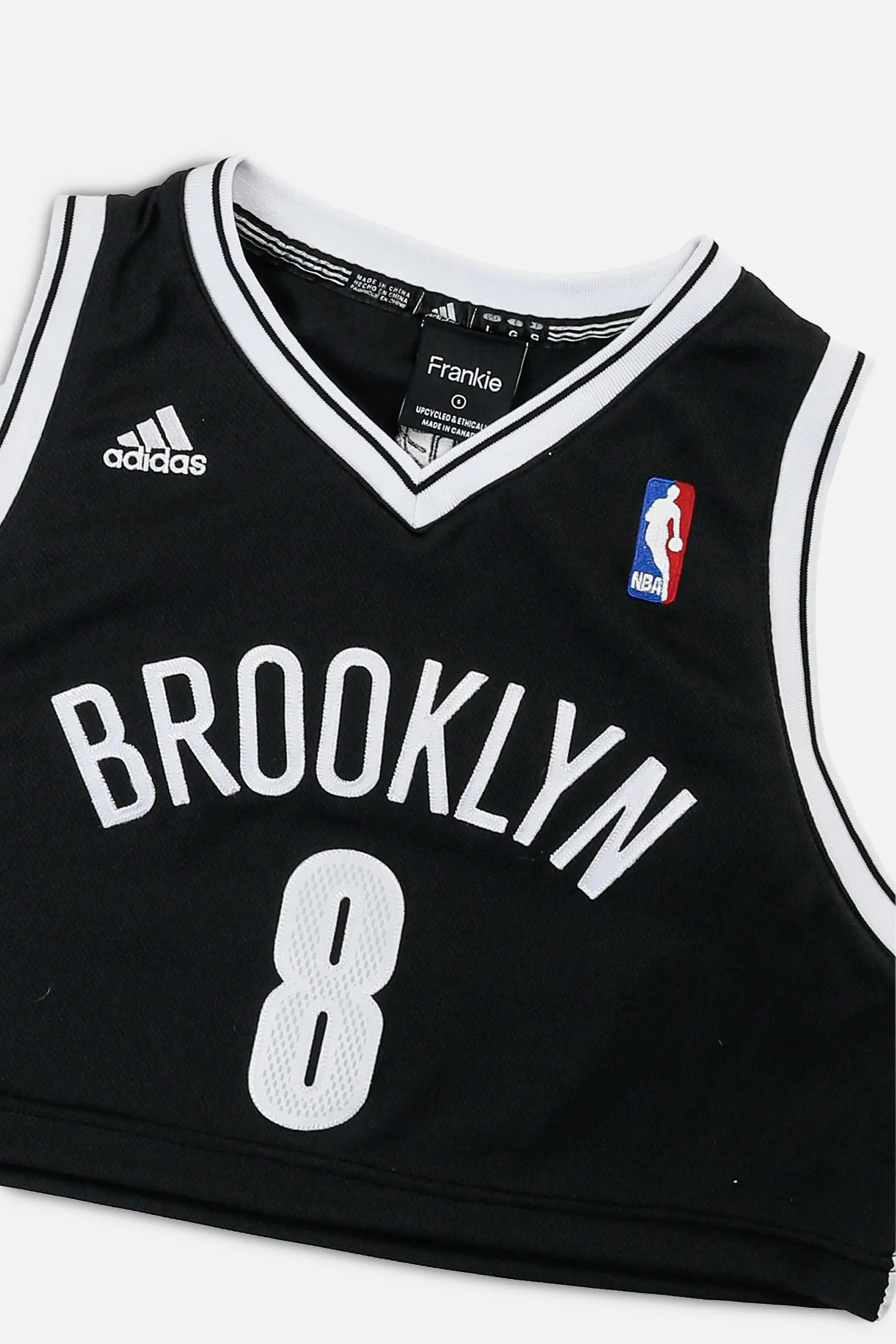 Rework Brooklyn Nets NBA Crop Jersey - S