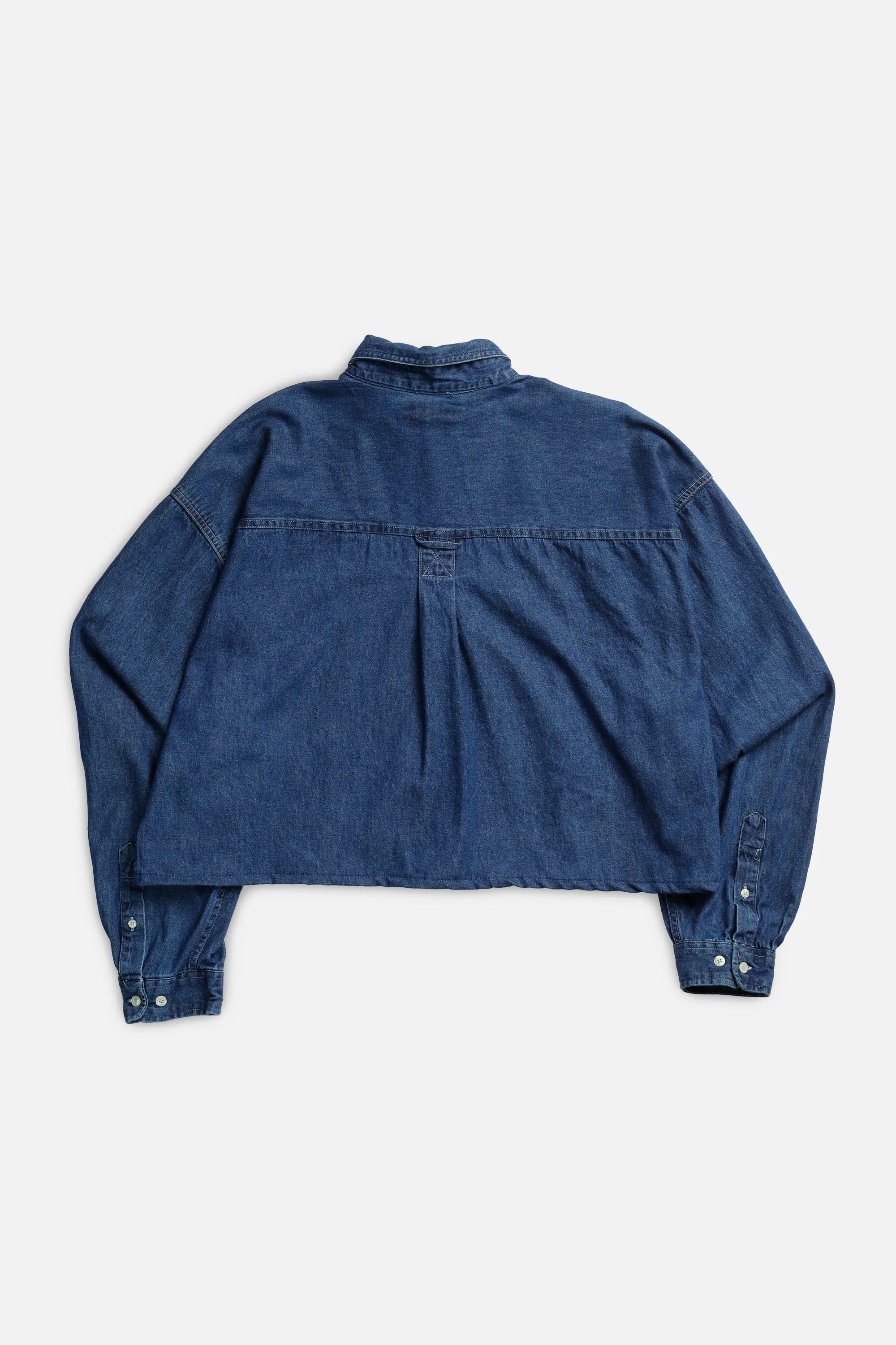 Rework Chambray Waist Crop - XL