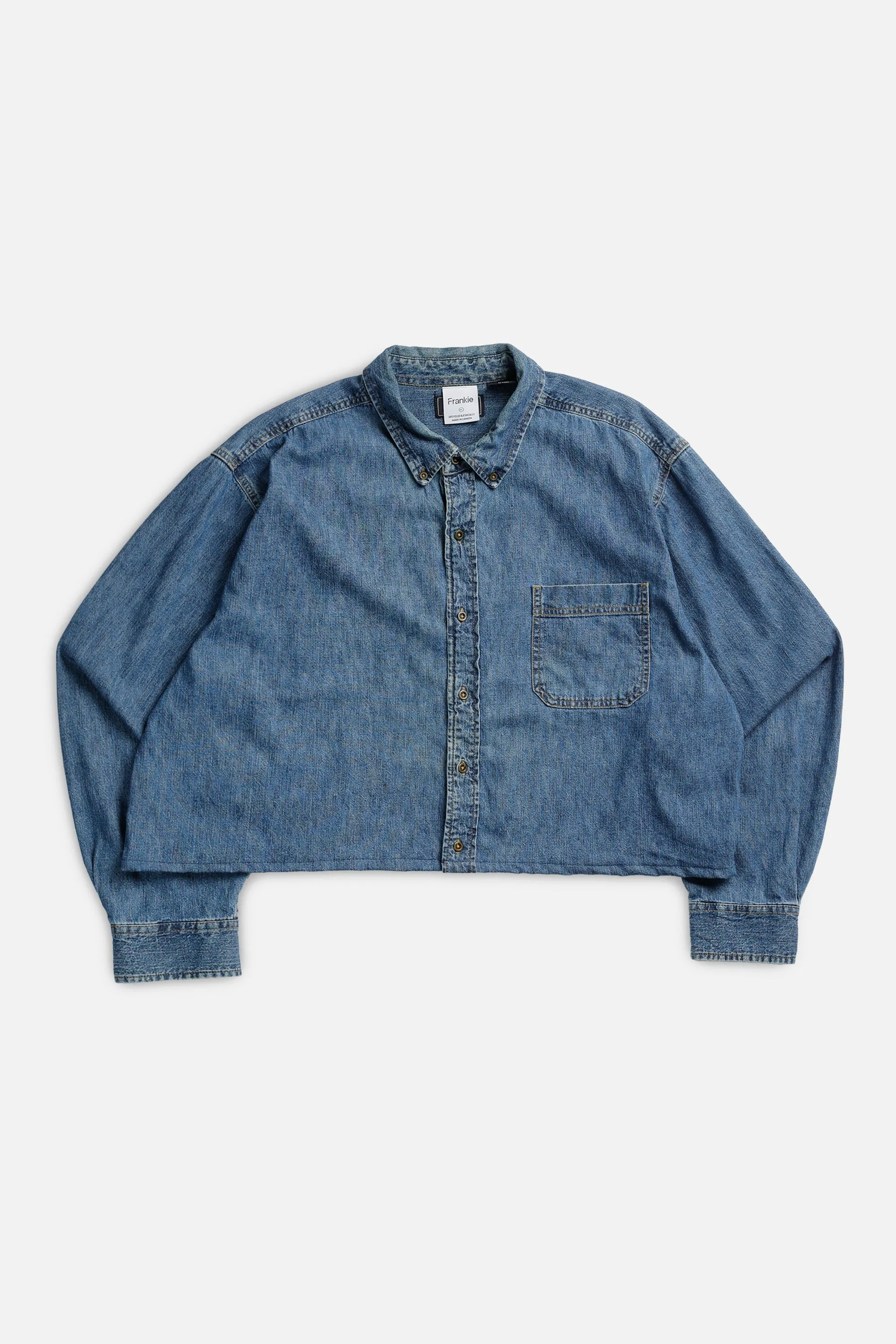 Rework Chambray Waist Crop - XL