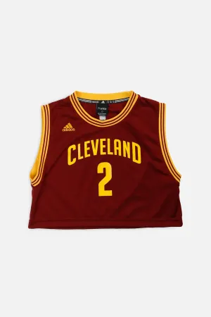 Rework Cleveland Cavaliers NBA Crop Jersey - L